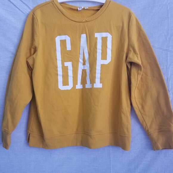 Gap Pull Over Sweatshirt Rugby Gold Women’s Large - Picture 1 of 7